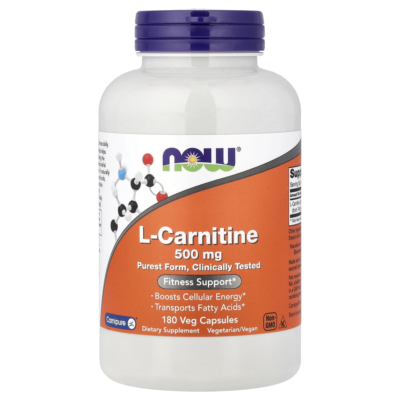 NOW Foods L-Carnitine 500mg
