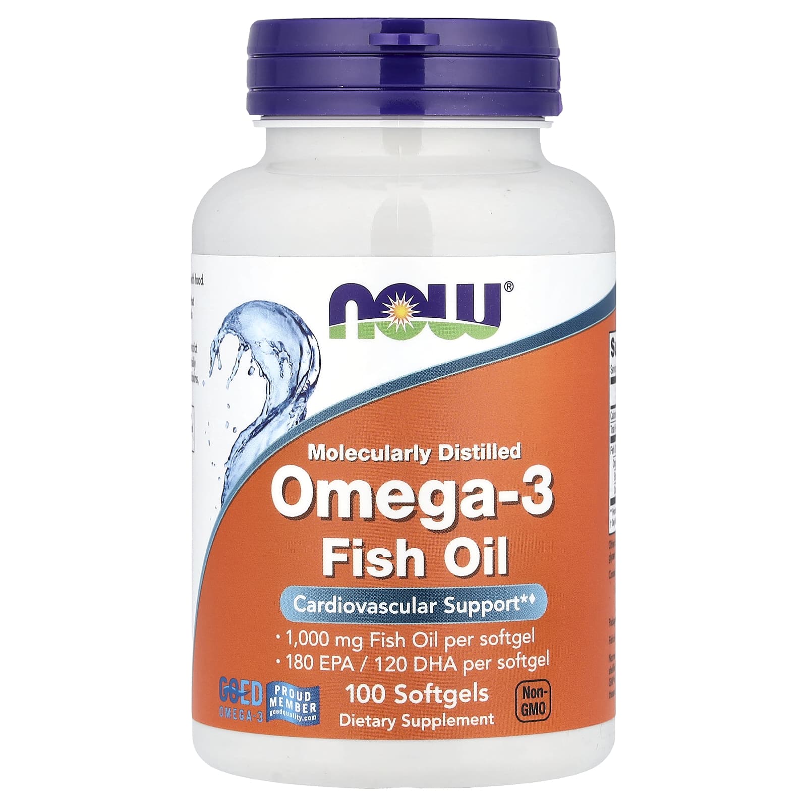 NOW Foods Omega-3 Fish Oil 1,000mg